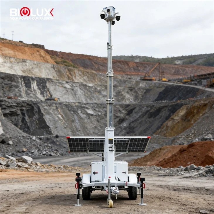 HiSITE Mobile Solar Surveillance Trailer high quality