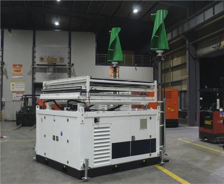 Solar And Wind Hybrid Generator Power System