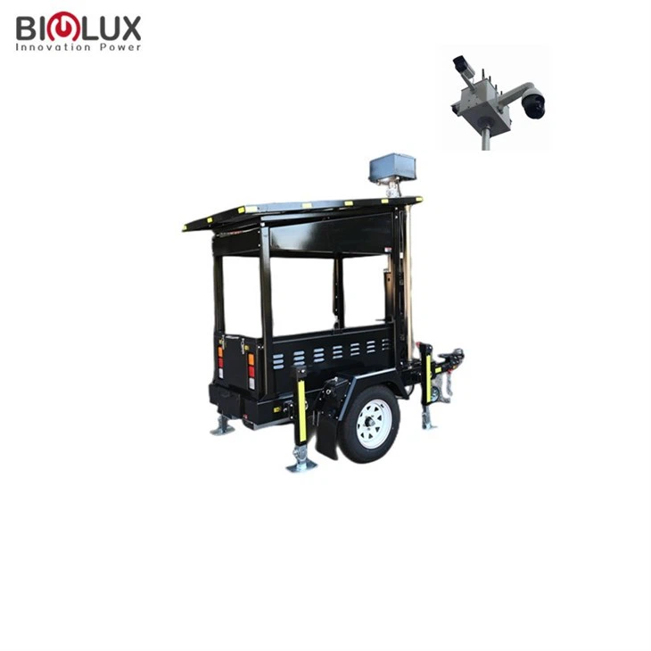 Video Surveillance Solar Trailer
