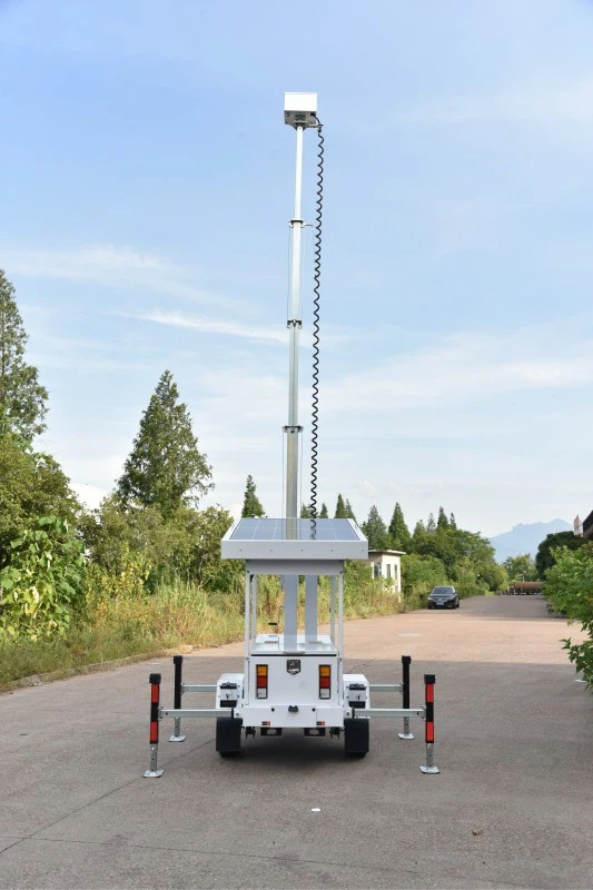 Mobile CCTV Trailer With Thermal Camera